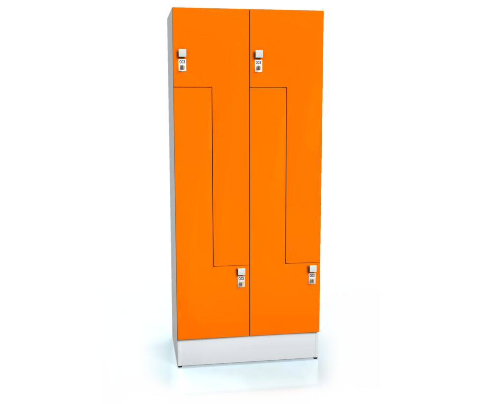 Premium lockers Z-shaped doors ALFORT AD 1920 x 800 x 520